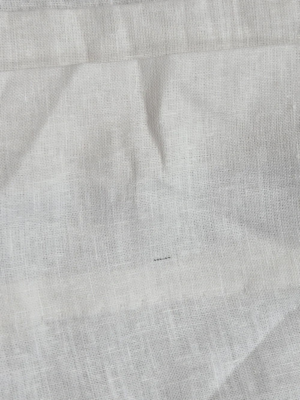 QUINCE Set Of 2 48x96 European Linen True Blackout Curtains White 9630